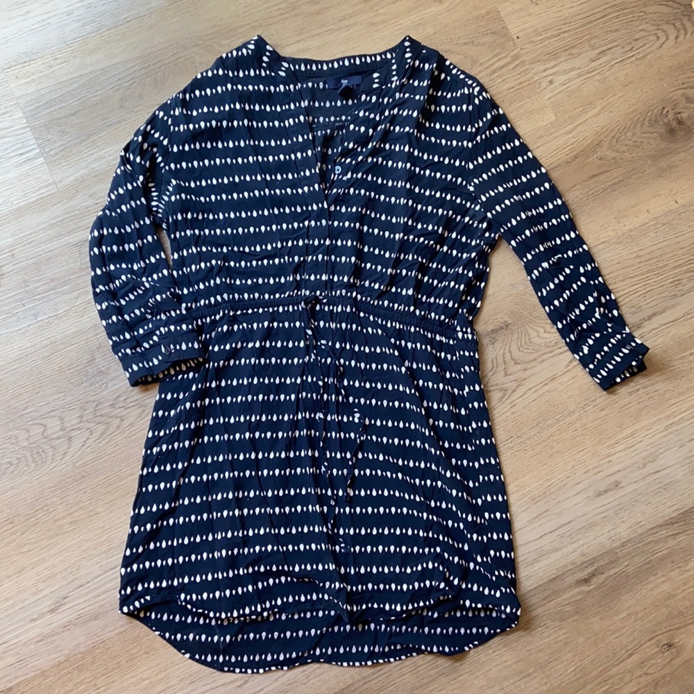 Navy Gap Shirt Dress